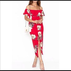 Off the shoulder dress